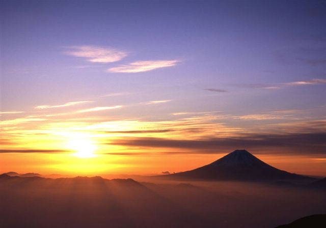富士の初日の出